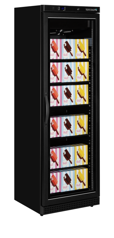 UF400VGB  Glass Door Display Freezer