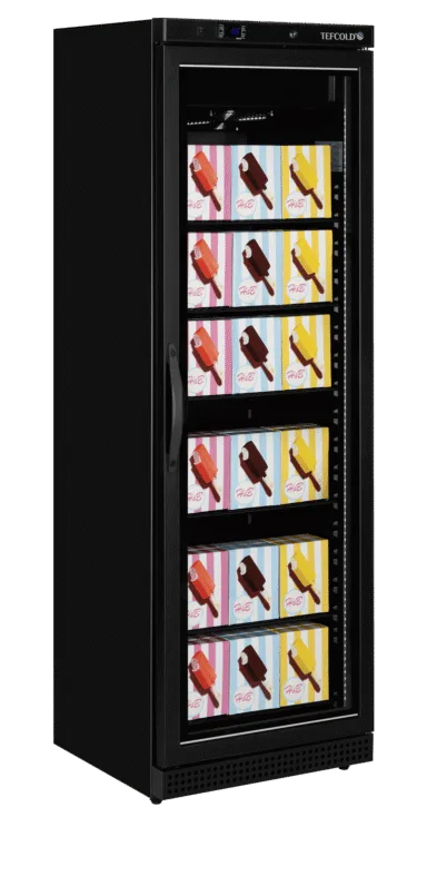 UF400VGB Glass Door Display Freezer