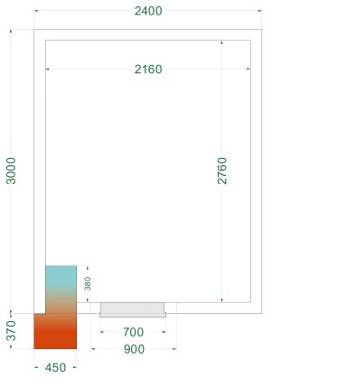 CRNF2430 Freezer Room