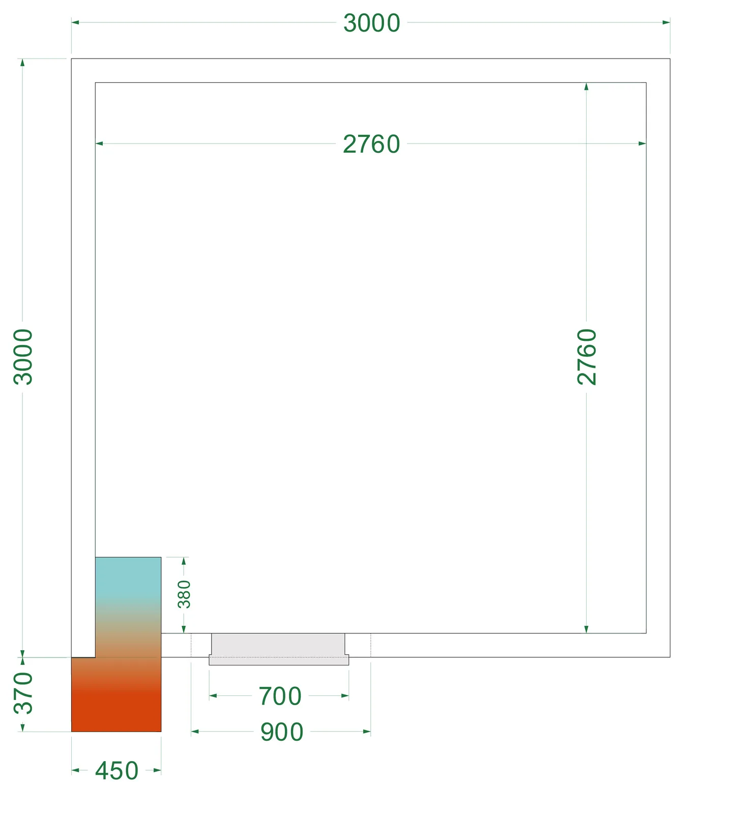 CRNF3030 Freezer Room