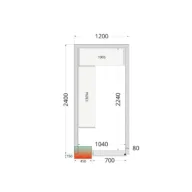 Shelf Rack System Kit CRPF1224