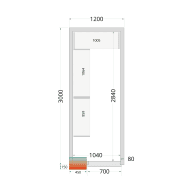 Shelf Rack System Kit CRPF1230