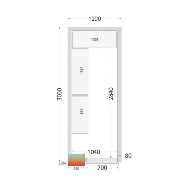 Shelf Rack System Kit CRPF1230