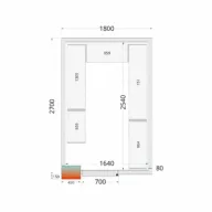 Shelf Rack System Kit CRPF1827