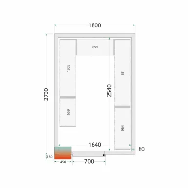 Shelf Rack System Kit CRPF1827
