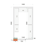 Shelf Rack System Kit CRPF1830