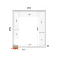 Shelf Rack System Kit CRPF2427