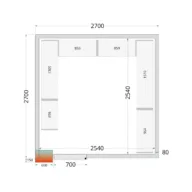 Shelf Rack System Kit CRPF2727