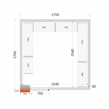 Shelf Rack System Kit CRPF2727