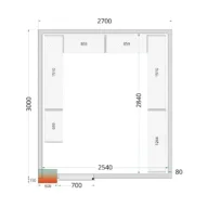 Shelf Rack System Kit CRPF2730