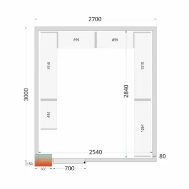 Shelf Rack System Kit CRPF2730