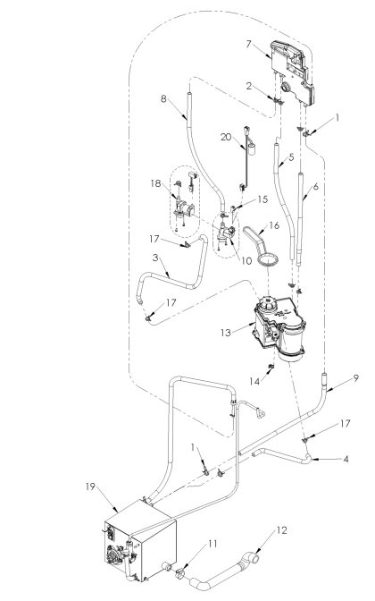 Classeq Fill System - C400WS (90001656-D) drawing image