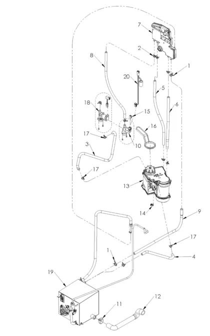 Classeq Fill System - C400WS (90001656-D) drawing image
