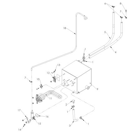 Classeq Boiler Assembly - C400 (30022867-A) drawing image