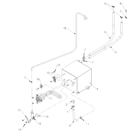 Classeq Boiler Assembly - C400 (30022867-A) drawing image