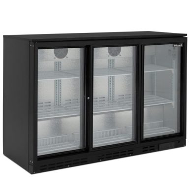 Blizzard BAR3SL Triple Sliding Door Under Counter Bottle Cooler