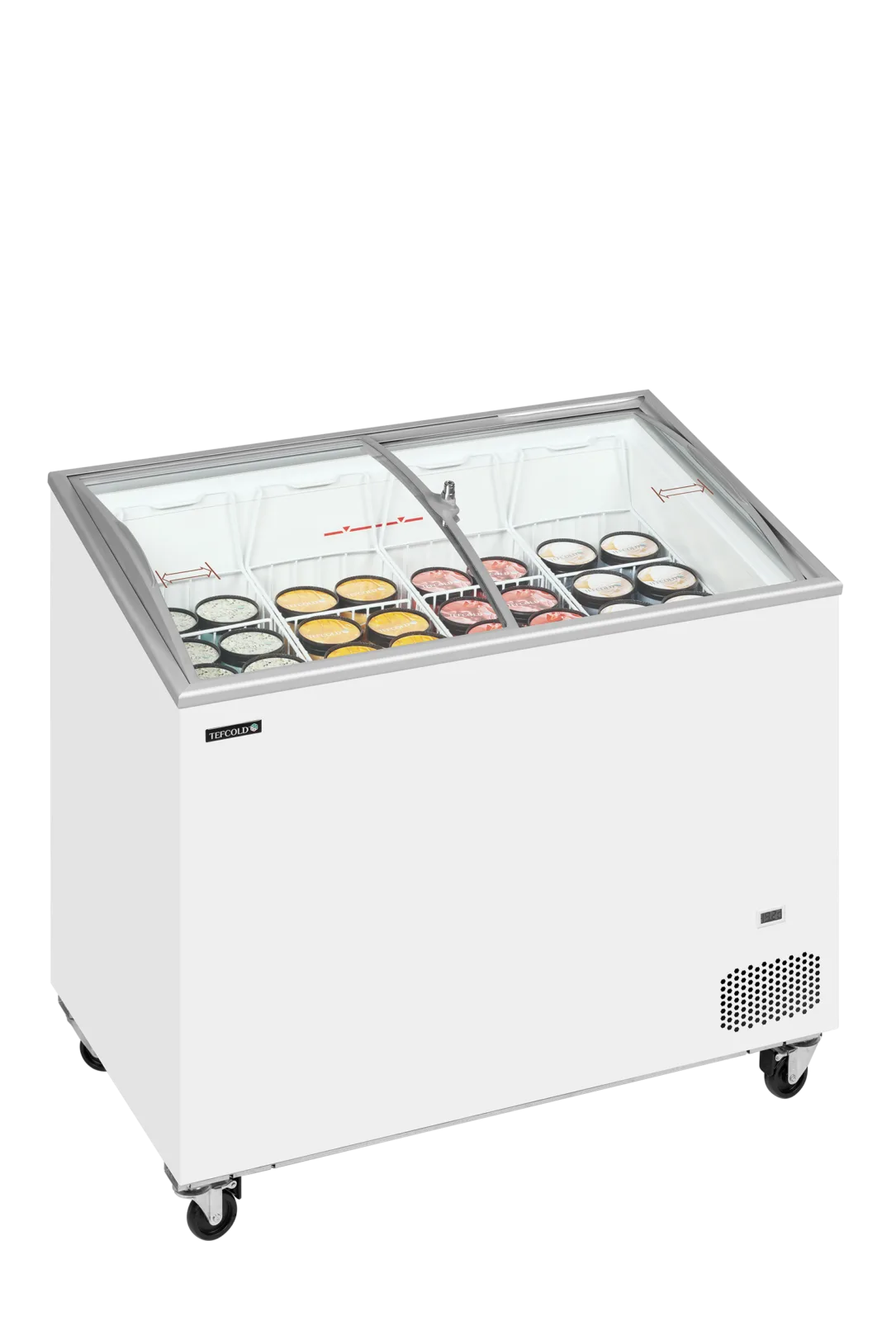 IC302SCEB Sliding Curved Glass Lid Chest Freezer - Image 2