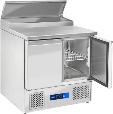 Prodis EC-2PREP 2 Door Compact Prep Table, 5 x 1/6GN Topping Well