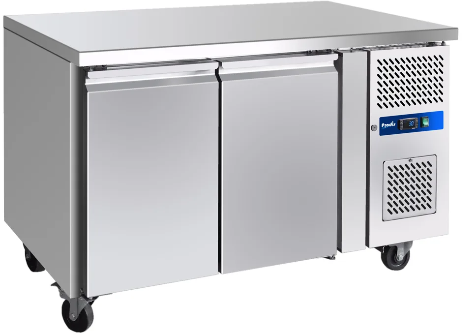 Prodis GRN-C2R Professional Two Door Stainless Steel Counter Fridge