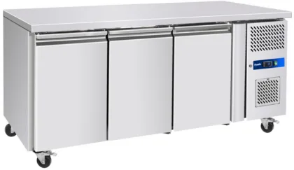 Prodis GRN-C3F Professional Three Door Stainless Steel Counter Freezer