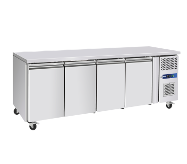 Prodis GRN-C4F Professional Four Door Stainless Steel Counter Freezer
