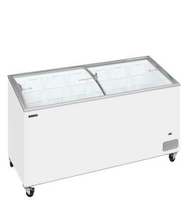 IC502SCEB Sliding Curved Glass Lid Chest Freezer