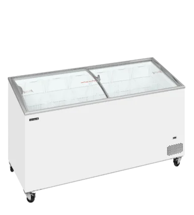 IC502SCEB Sliding Curved Glass Lid Chest Freezer