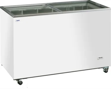 Prodis New Vista NV3 Sliding Lid Display Chest Freezer – 355 Litres
