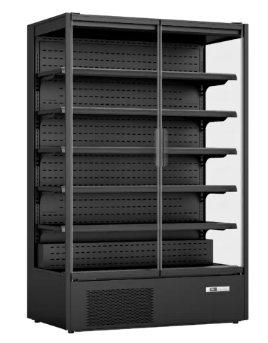 Prodis XMD1250-P-FGD-K Panoramic Frameless Glass Door Multideck – Black
