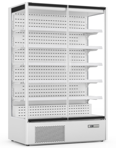 Prodis XMD1250-P-FGD-K Panoramic Frameless Glass Door Multideck – Black