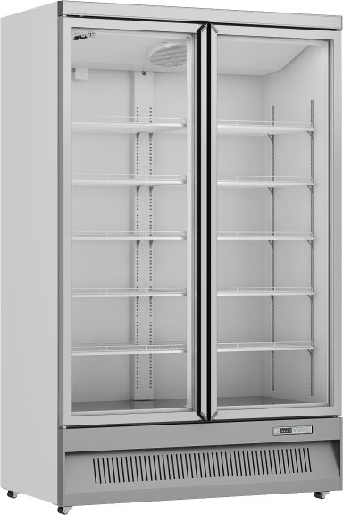 Prodis XPD1250-P-G-LE Heavy Duty Low Energy Double Door Display Fridge