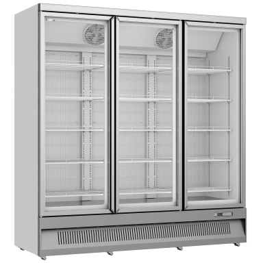 Prodis XPD1850-N-G-LE Heavy Duty Low Energy Triple Door Display Freezer