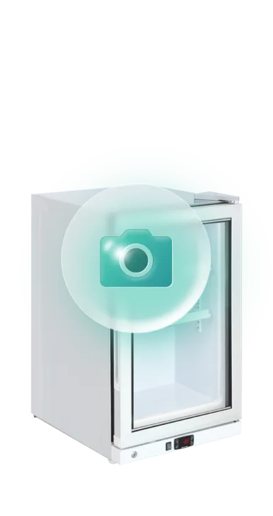 UDB-F500V-BW1 Glass Door Display Freezer