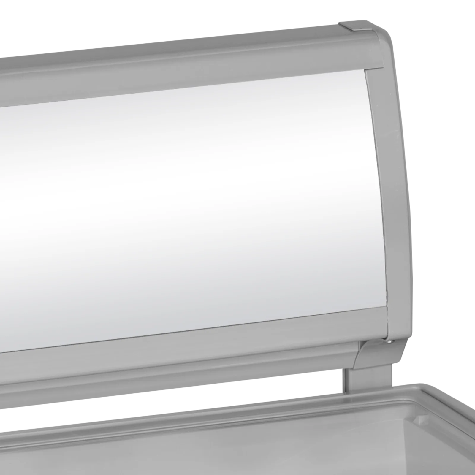 IDC152C-W1 Sliding Curved Glass Lid Chest Freezer - Image 3