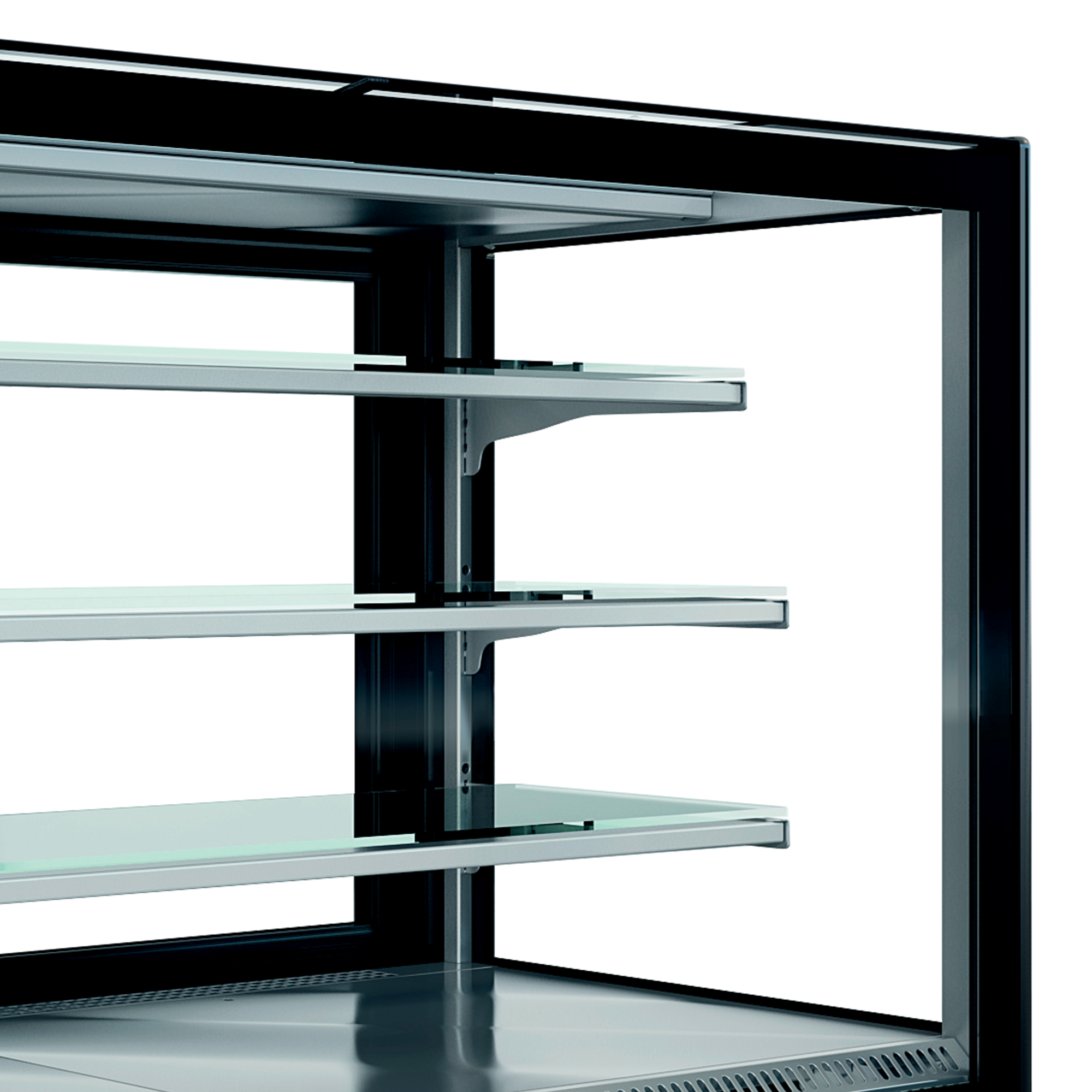 CHOPIN 1000 FV-VP Black Chilled Display Cabinet - Image 2