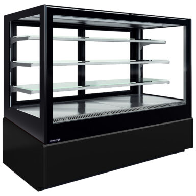 CHOPIN 1000 FV-VP Black Chilled Display Cabinet