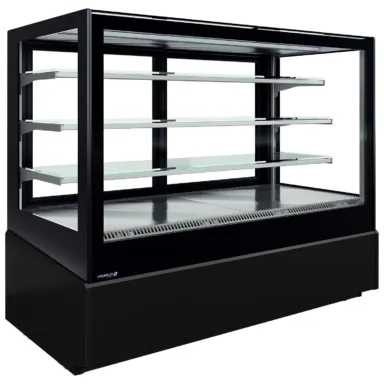 CHOPIN 1000 FV-VP Black Chilled Display Cabinet