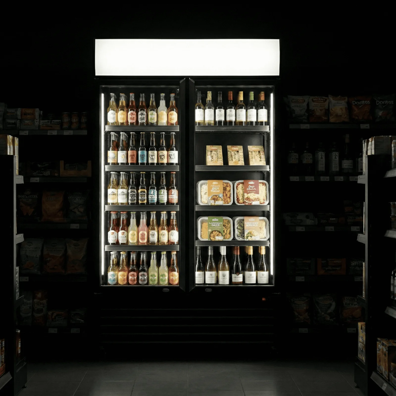 Prodis XDA1100-LE Premium Double Door Tall Display Fridge - Image 4