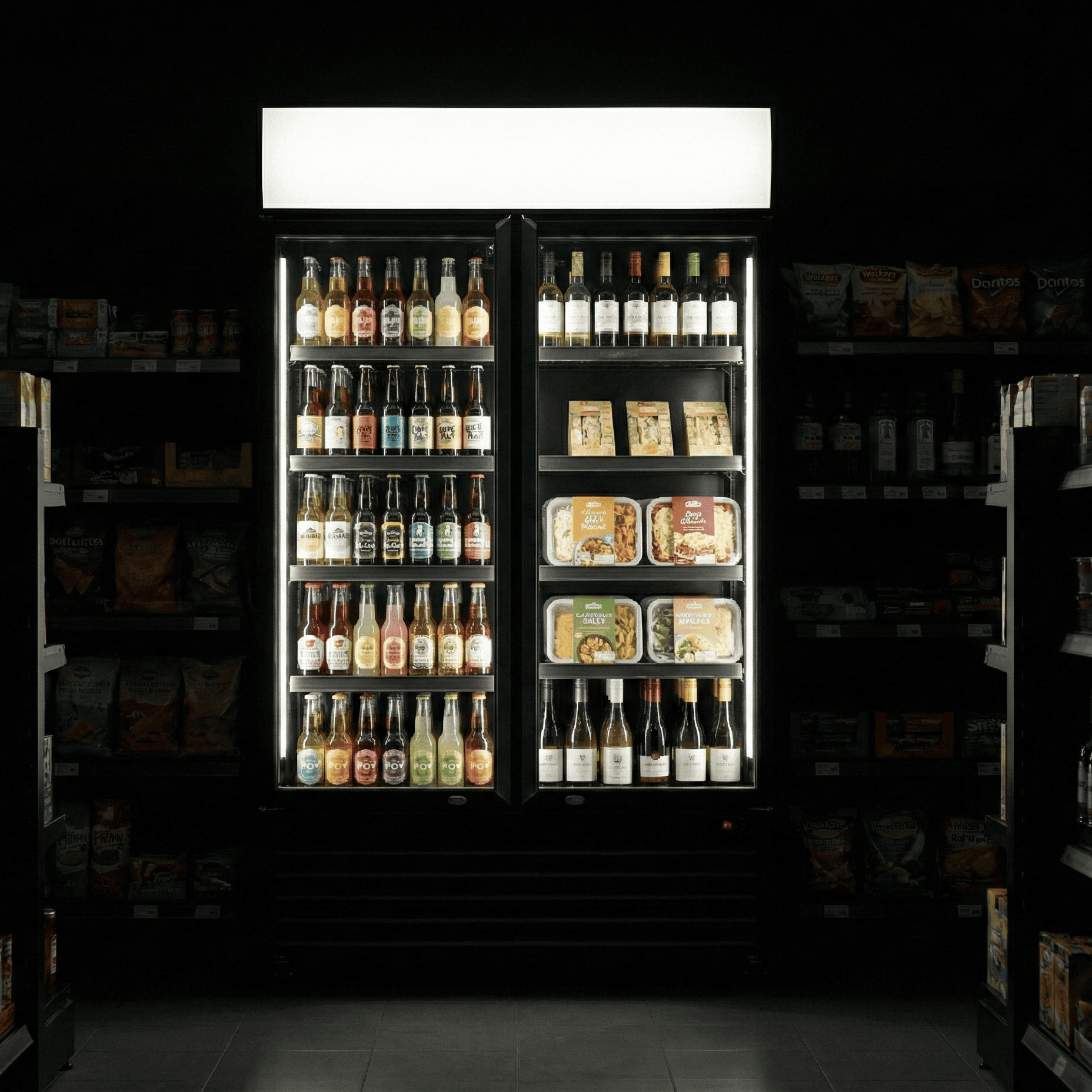 Prodis XDA1100-LE Premium Double Door Tall Display Fridge - Image 4