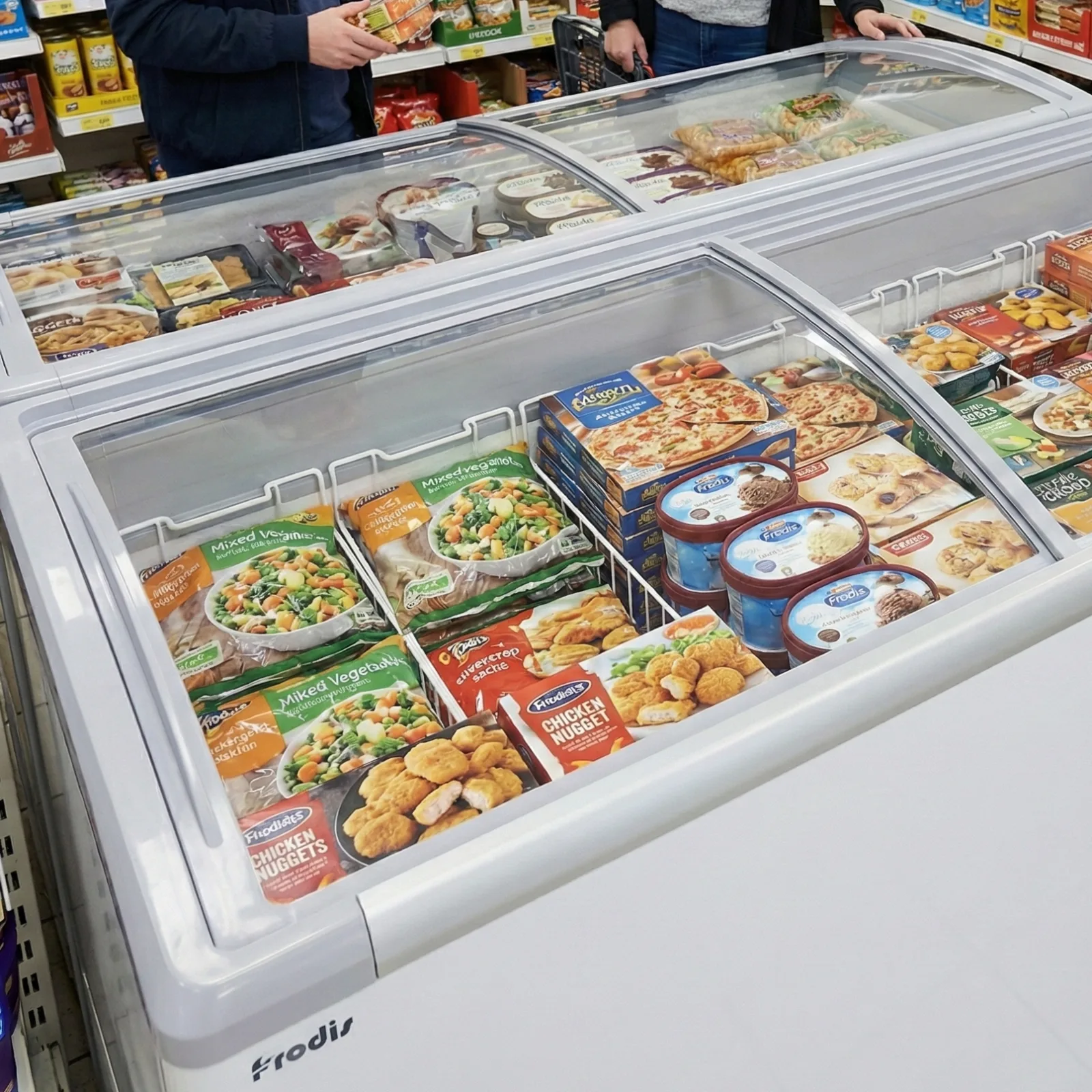 Prodis NVC5 Curved Glass Display Freezer – 546L - Image 5