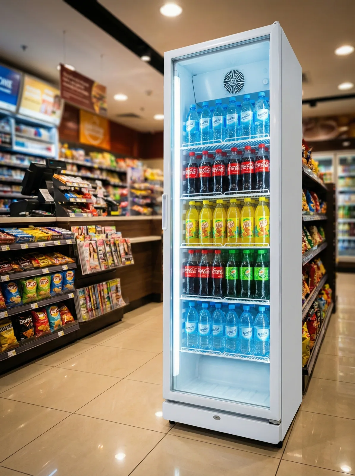 Prodis XD381-LE Single Door Upright Display Fridge - Image 4