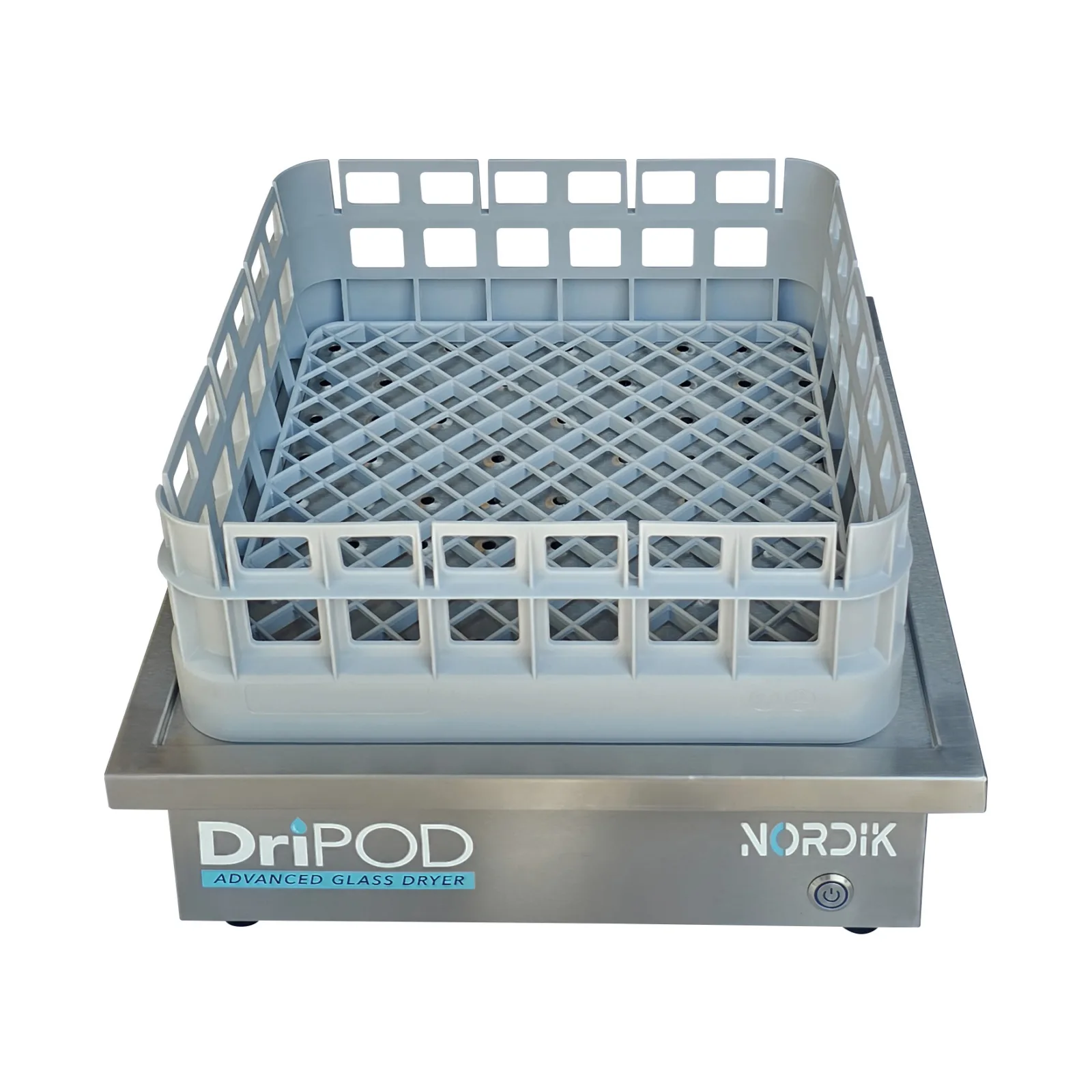 DriPod 400 glass dryer front facing with basket no glasses image