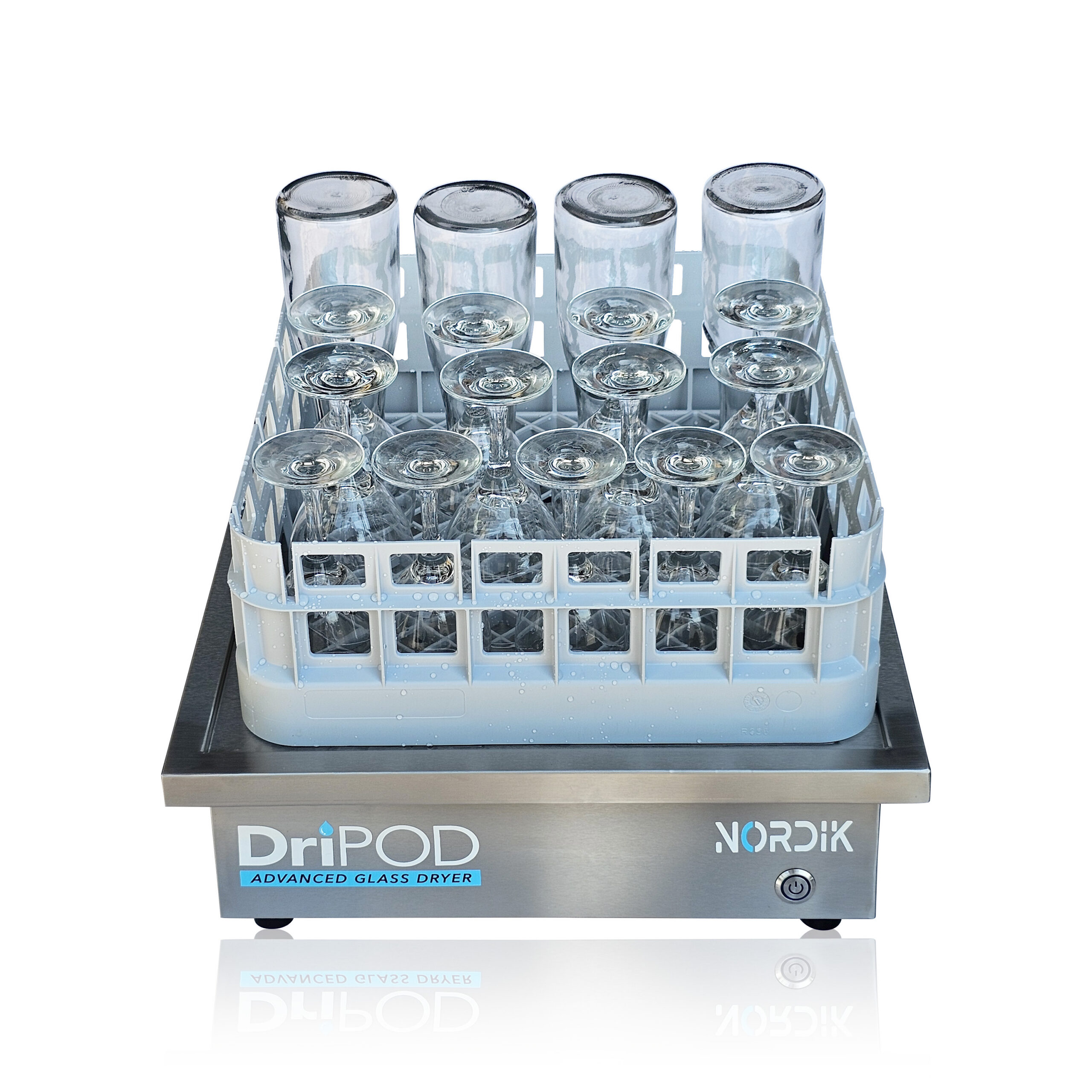 DriPod 400 glass dryer front facing with basket image