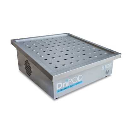 DriPod 500 glass dryer angled right with no basket image
