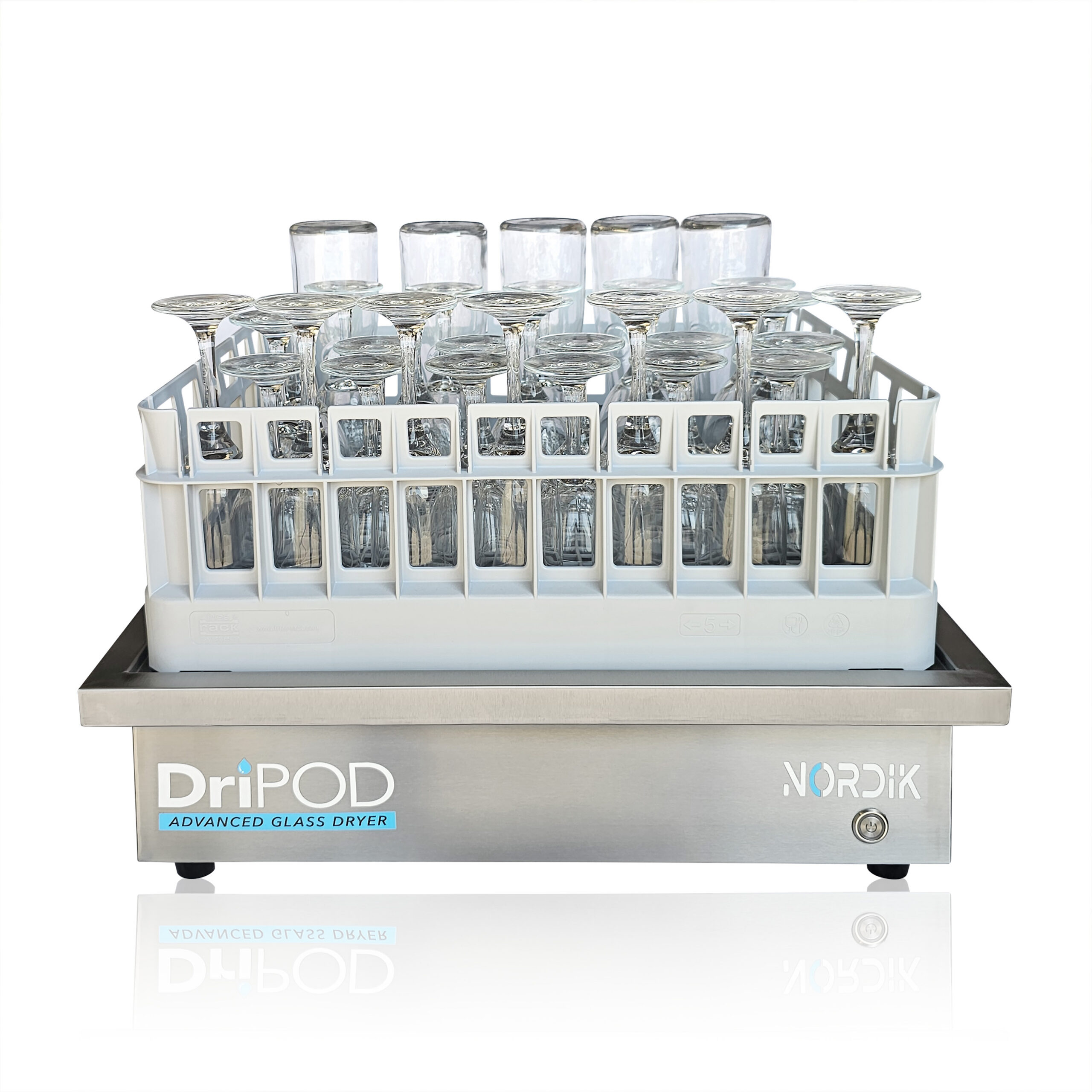 DriPod 500 glass dryer front facing with basket image