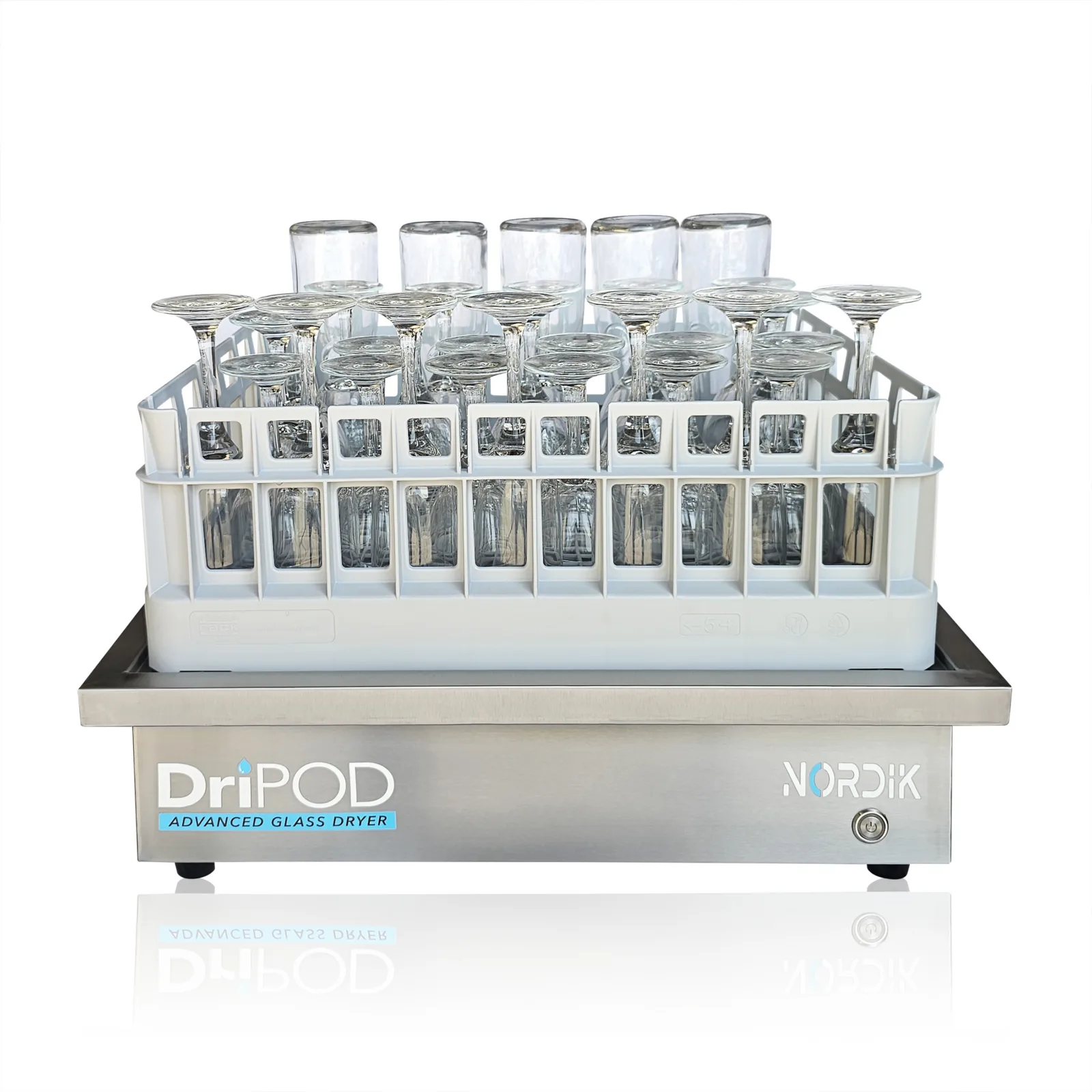 DriPod 500 glass dryer front facing with basket image
