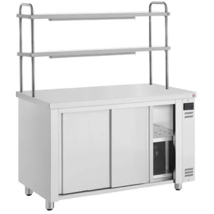 1100mm Hot Cupboard With Double Heated Gantry