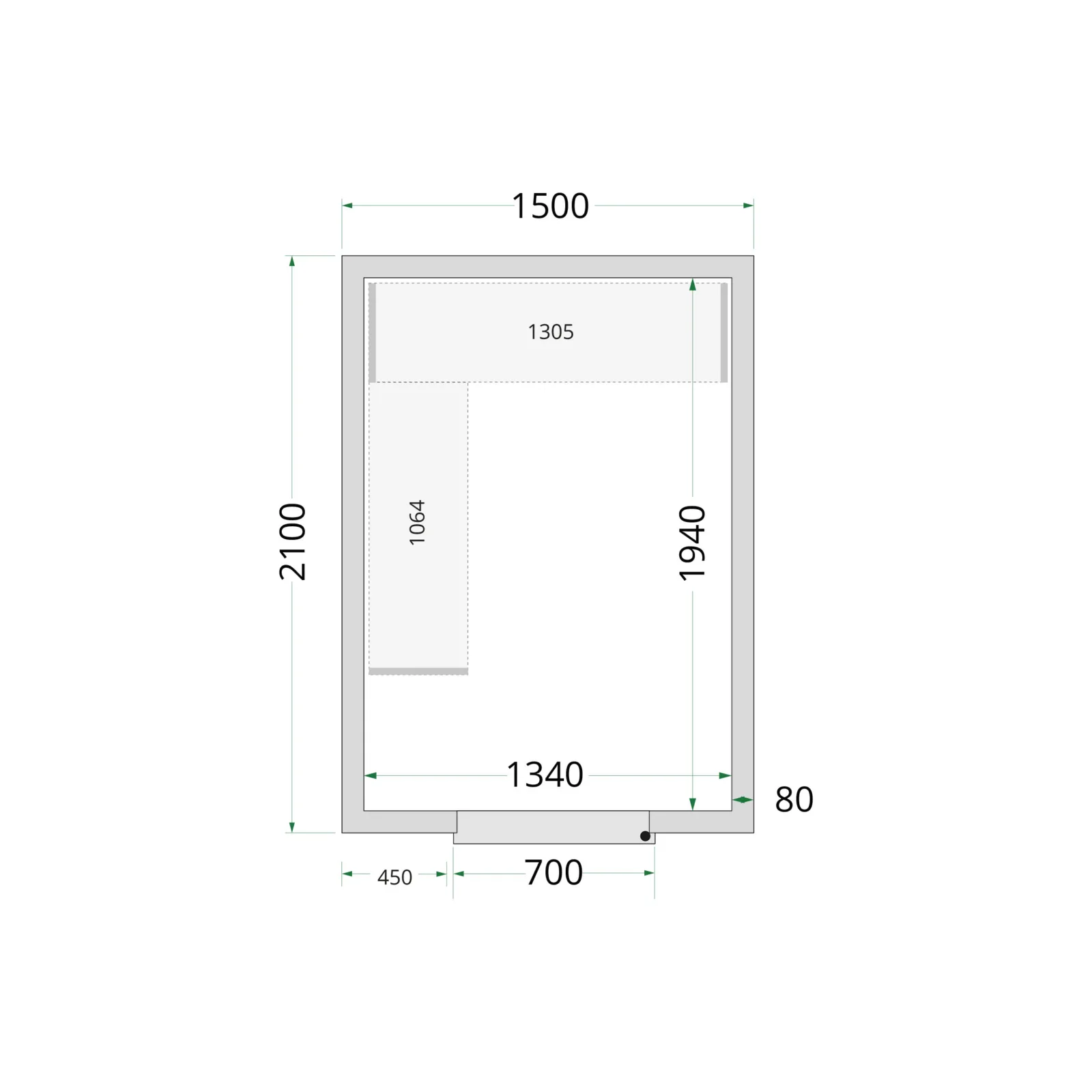 Cold Room 150x210x220 Cold Room Panels - Image 4