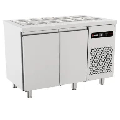 Double Hinged Door Gastronorm Saladette