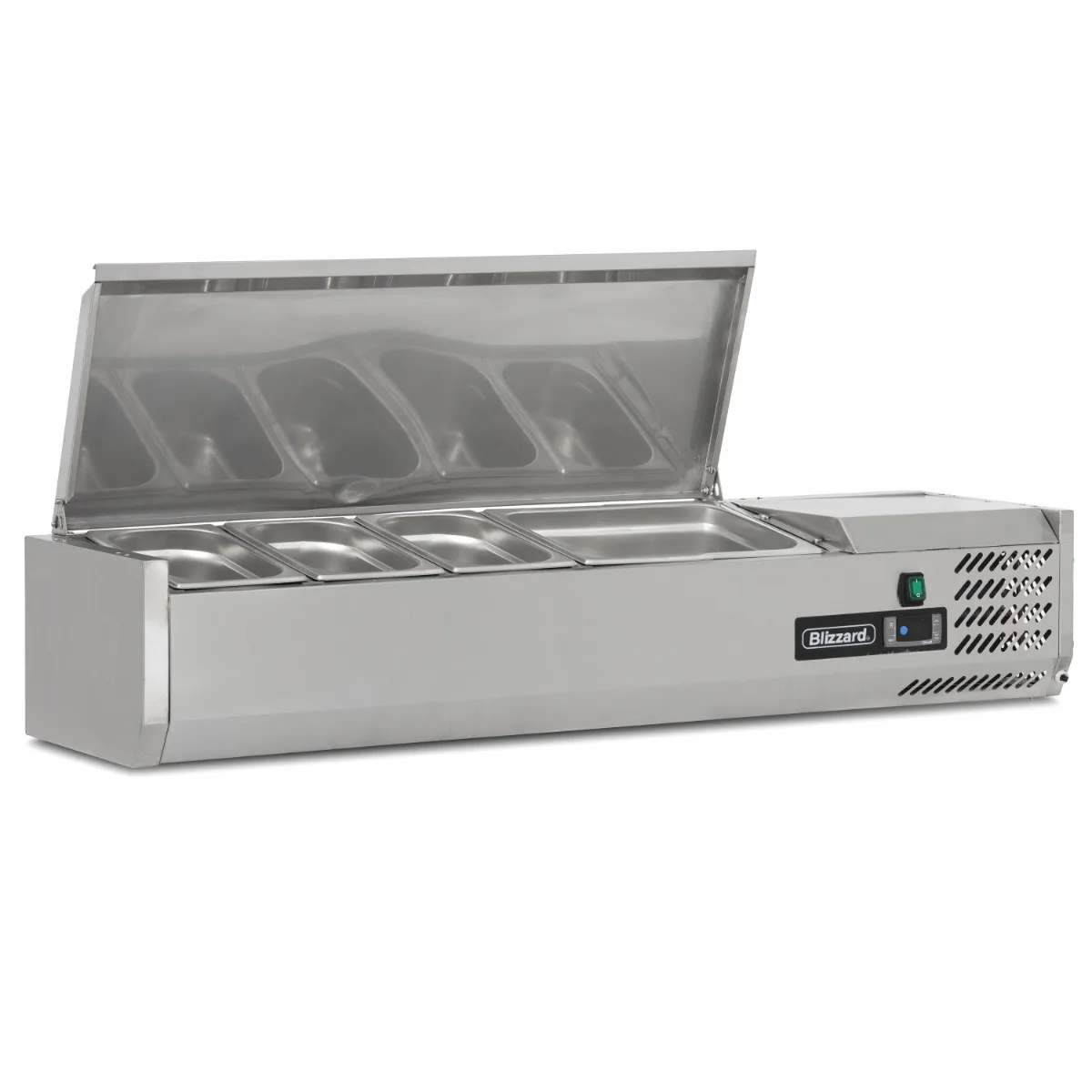 Graded-100006 1.2m Hinged 1/3 Gastronorm Prep Top - image 2